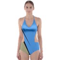 Elegant lines Cut-Out One Piece Swimsuit View1