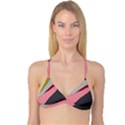 Colorful abstraction Reversible Tri Bikini Top View3