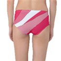Pink abstraction Mid-Waist Bikini Bottoms View2