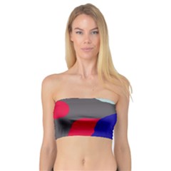 Crazy Abstraction Bandeau Top by Valentinaart