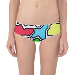 Colorful Abtraction Classic Bikini Bottoms by Valentinaart