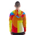Colorful abstraction Hooded Wind Breaker (Men) View2