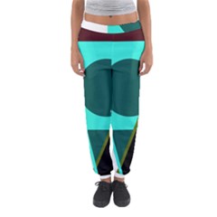 Geometric Abstract Design Women s Jogger Sweatpants by Valentinaart
