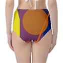 Geometric abstract desing High-Waist Bikini Bottoms View2