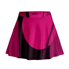 Decorative Geometric Design Mini Flare Skirt by Valentinaart