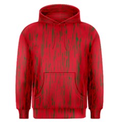 Decorative Red Pattern Men s Pullover Hoodie by Valentinaart