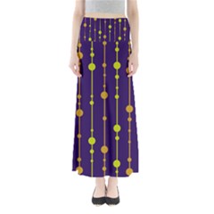 Deep Blue, Orange And Yellow Pattern Maxi Skirts by Valentinaart