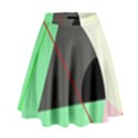 Decorative abstract design High Waist Skirt View1