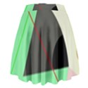 Decorative abstract design High Waist Skirt View2