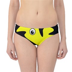 Yellow Amoeba Hipster Bikini Bottoms by Valentinaart