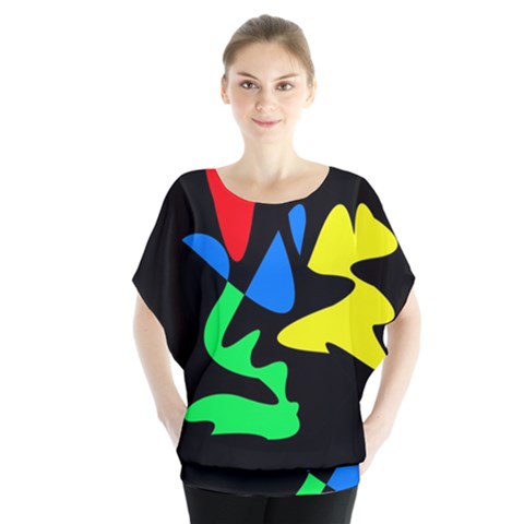 Colorful Abstraction Blouse by Valentinaart