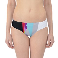 Colorful Abstraction Hipster Bikini Bottoms by Valentinaart