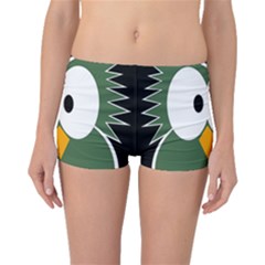 Green Owl Boyleg Bikini Bottoms by Valentinaart