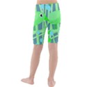 Green bird Kid s Mid Length Swim Shorts View2