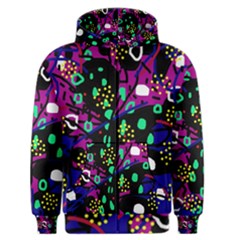 Abstract Colorful Chaos Men s Zipper Hoodie by Valentinaart