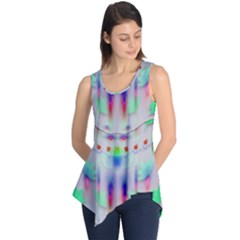 Rainbows In The Moonshine Sleeveless Tunic by pepitasart
