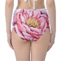 Large Flower Floral Pink Girly Graphic High-Waist Bikini Bottoms View2