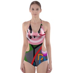 Party Cut-out One Piece Swimsuit by Valentinaart