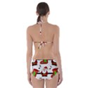 Christmas song Cut-Out One Piece Swimsuit View2