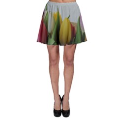 Colorful Bouquet Tulips Skater Skirt by picsaspassion