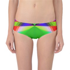 Colorful Abstract Butterfly With Flower  Classic Bikini Bottoms by designworld65