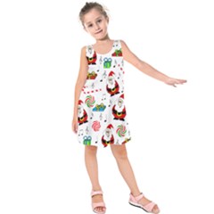 Xmas Song Kids  Sleeveless Dress by Valentinaart