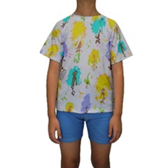 Spots                                                                                                        Kid s Short Sleeve Swimwear by LalyLauraFLM