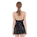 Colorful Xmas pattern Halter Swimsuit Dress View2