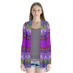 Rainbow At Dusk, Abstract Star Of Light Cardigans by DianeClancy