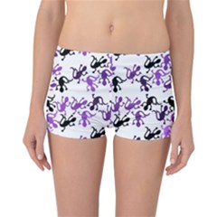 Lizards Pattern - Purple Reversible Bikini Bottoms by Valentinaart