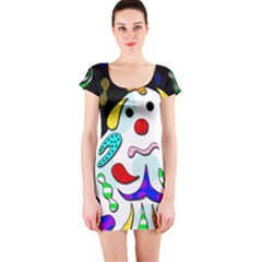 Candy Man` Short Sleeve Bodycon Dress by Valentinaart