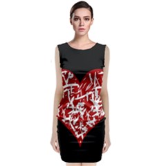 Valentine s Day Design Classic Sleeveless Midi Dress by Valentinaart