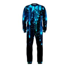 Abstract Stars Falling Wallpapers Hd Onepiece Jumpsuit (kids) by Brittlevirginclothing