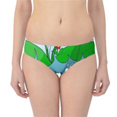 Fish And Worm Hipster Bikini Bottoms by Valentinaart