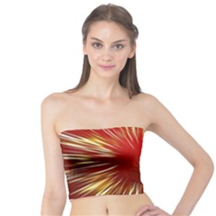Color Gold Yellow Background Tube Top by Amaryn4rt