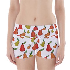 Decorative Pears Pattern Boyleg Bikini Wrap Bottoms by Valentinaart