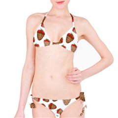 Chocolate Strawberries  Bikini Set by Valentinaart