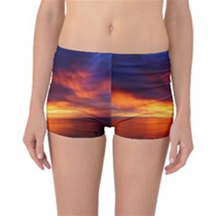 Sunset The Pacific Ocean Evening Boyleg Bikini Bottoms by Amaryn4rt