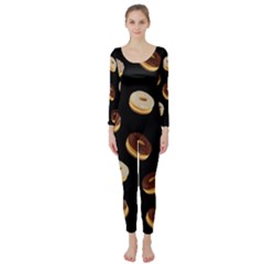 Donuts Long Sleeve Catsuit by Valentinaart