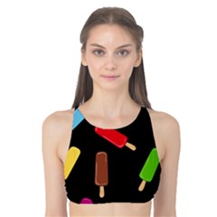 Decorative Ice Cream Pattern Tank Bikini Top by Valentinaart