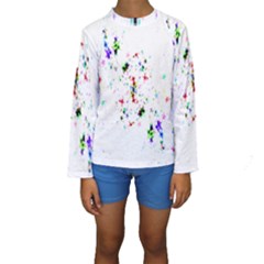 Star Structure Many Repetition Kids  Long Sleeve Swimwear by Amaryn4rt