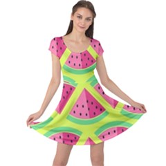 Lovely Watermelon Cap Sleeve Dresses by Brittlevirginclothing
