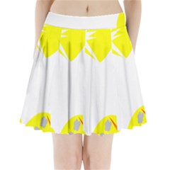 Mail Holyday Vacation Frame Pleated Mini Skirt