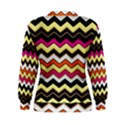 Colorful Chevron Pattern Stripes Women s Sweatshirt View2