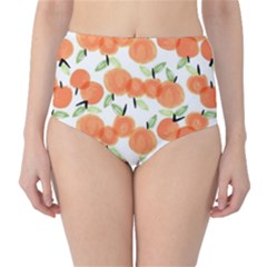 Cute Red Apple High-waist Bikini Bottoms by Brittlevirginclothing