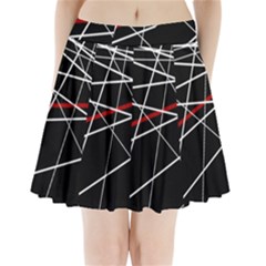 Lines Pleated Mini Skirt by Valentinaart