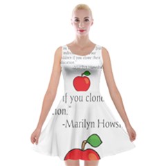 Fruit Of Education Velvet Skater Dress by athenastemple