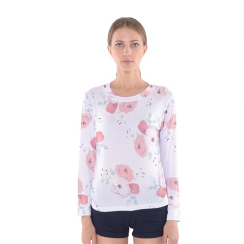 Lovely Flowers Women s Long Sleeve Tee by Brittlevirginclothing