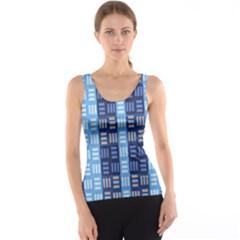Textile Structure Texture Grid Tank Top by Nexatart