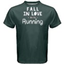 Fall in love with running - Men s Cotton Tee View1